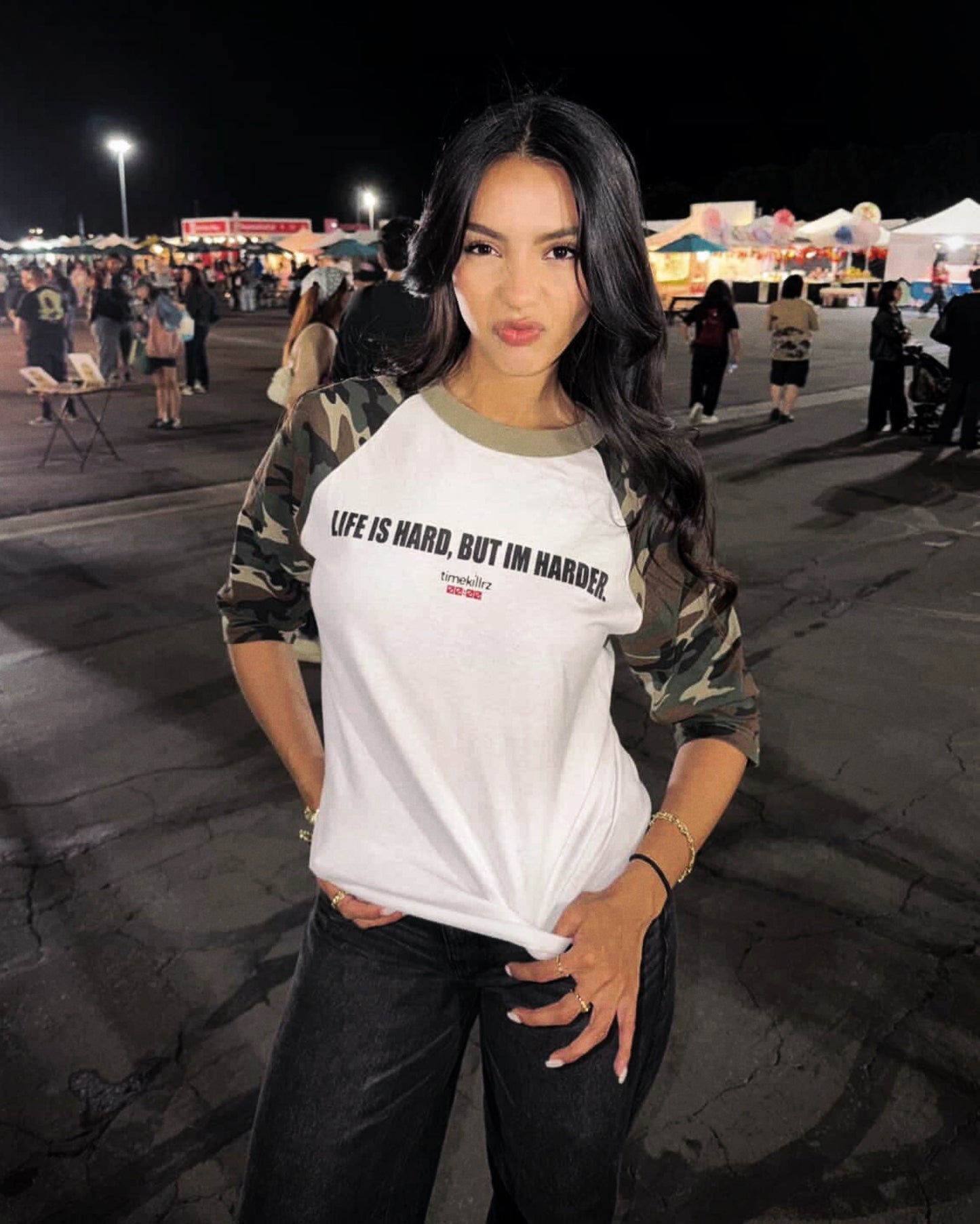 LIFE IS HARD CAM00:00 TEE