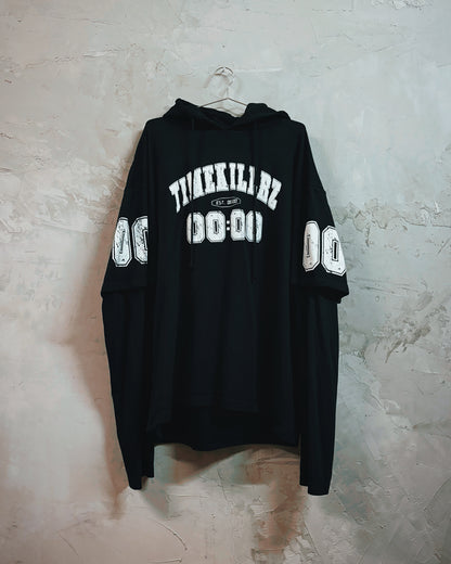DOUBLE LAYER TK JERSEY HOODIE
