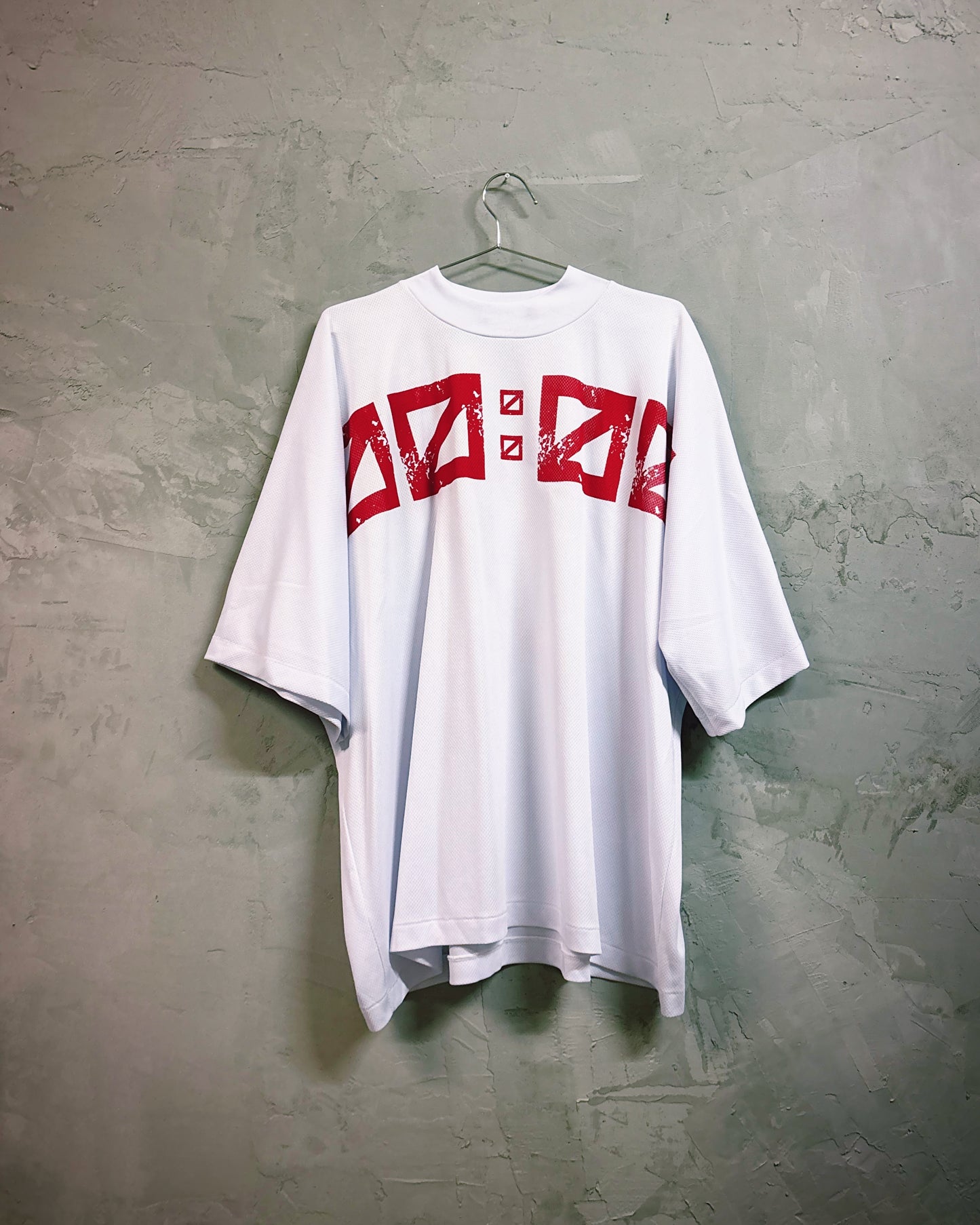 00:00VERSIZED MESH JERSEY SHIRT