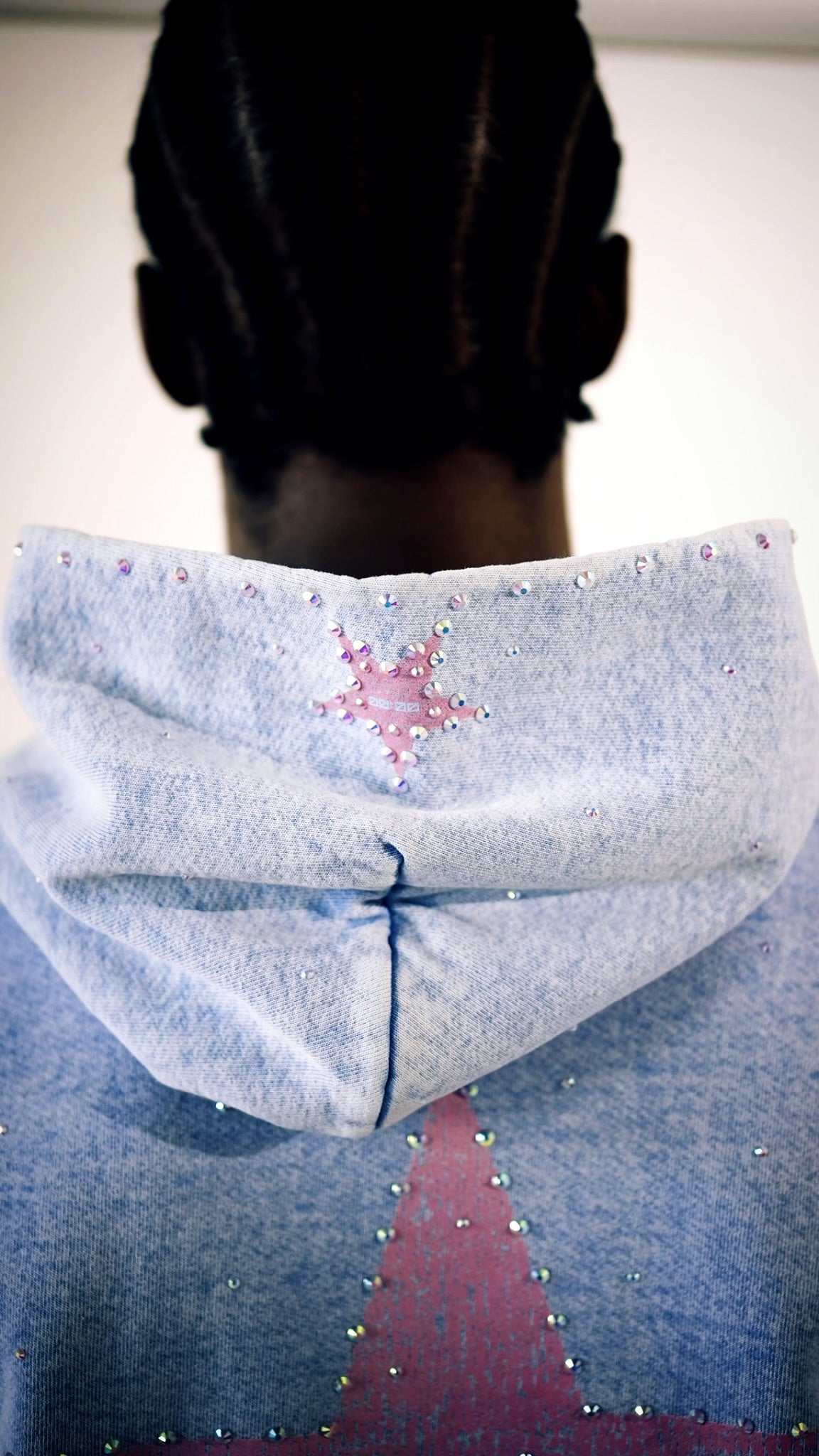 SH00:00TING STARZ RHINESTONE HOODIE